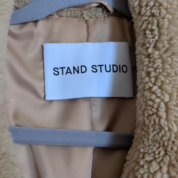 Stand Studio Teddy Coat - Picture 2 of 8